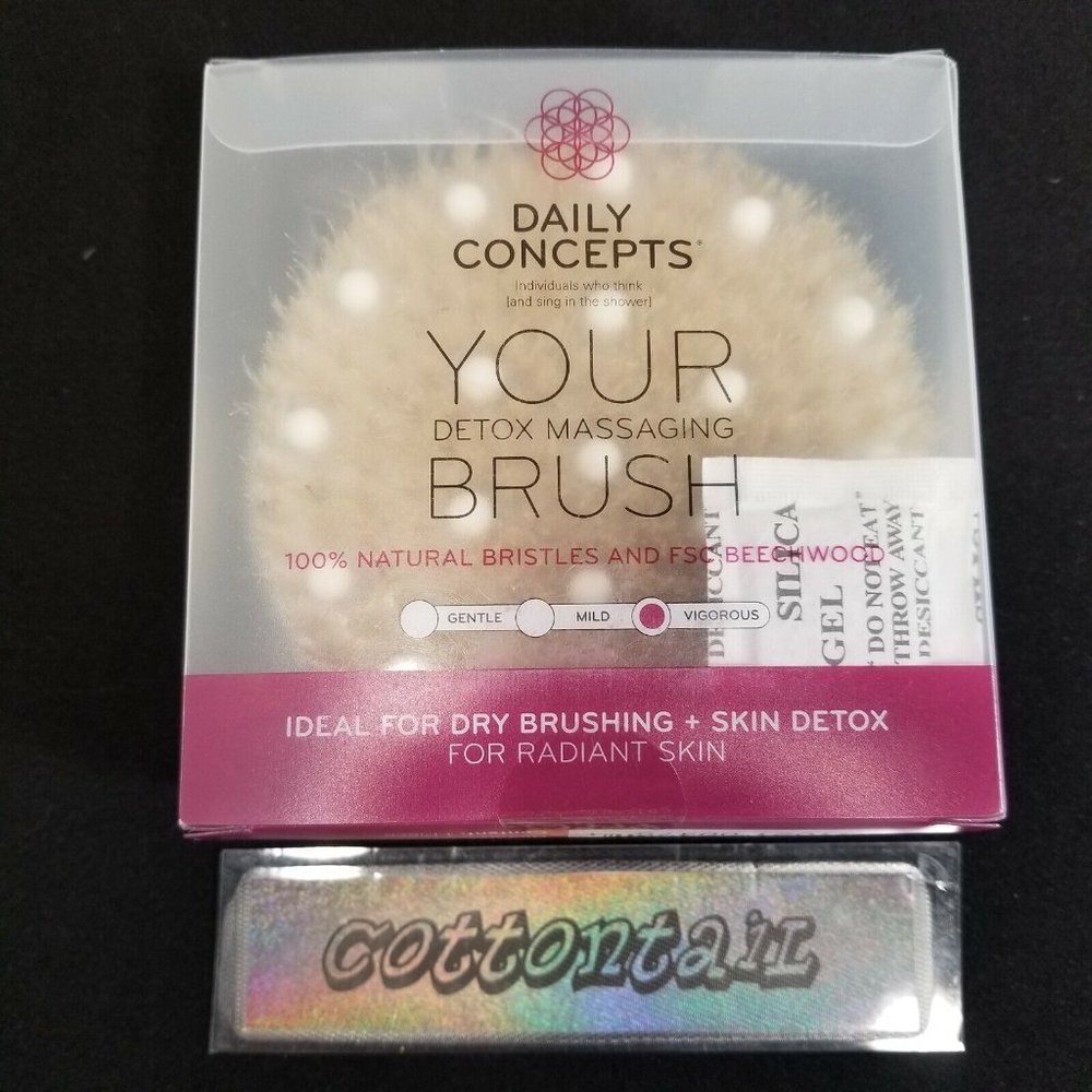 NEW Daily Concepts Your Detox Massaging Brush - Vigorous